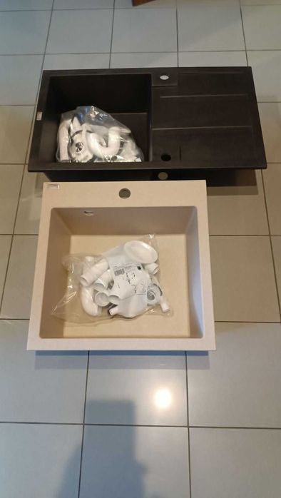 zlewozmywaki różne kolory granitowe