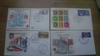 Znaczki pocztowe - Koperty FDC zagraniczne 28 sztuk
