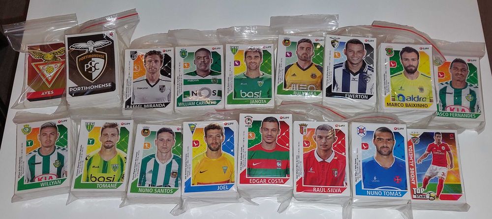 Cromos Futebol 2017/18 | Panini 17-18 (Ver lista)