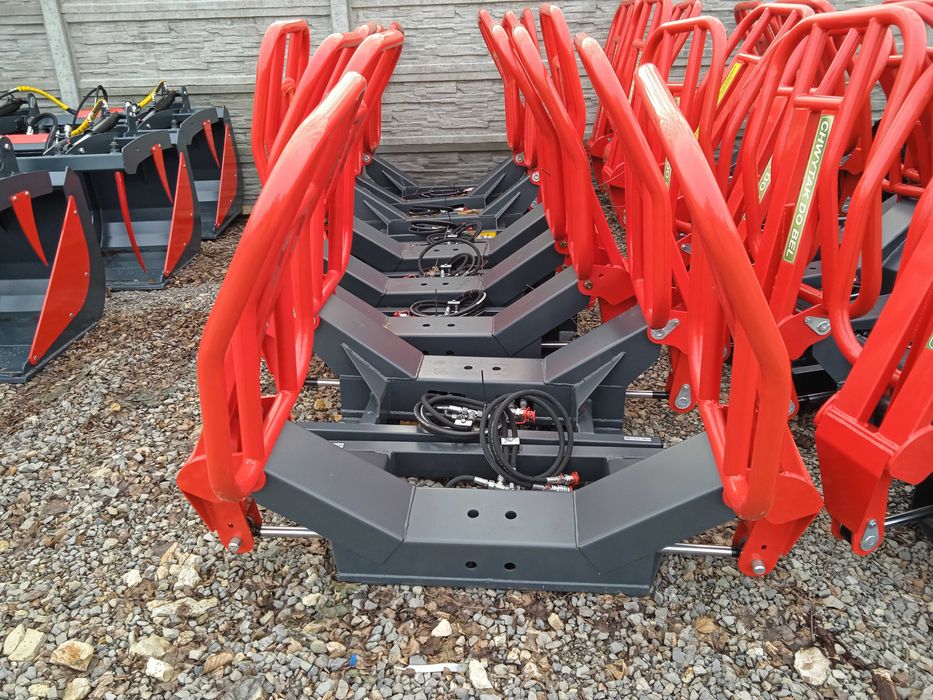 Chwytak do bel balotów sianokiszonki ROL-STEEL 1 siłownik euroramka