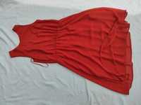 409. Ruda sukienka Papaya Weekend r. 42 r. 14 r. XL