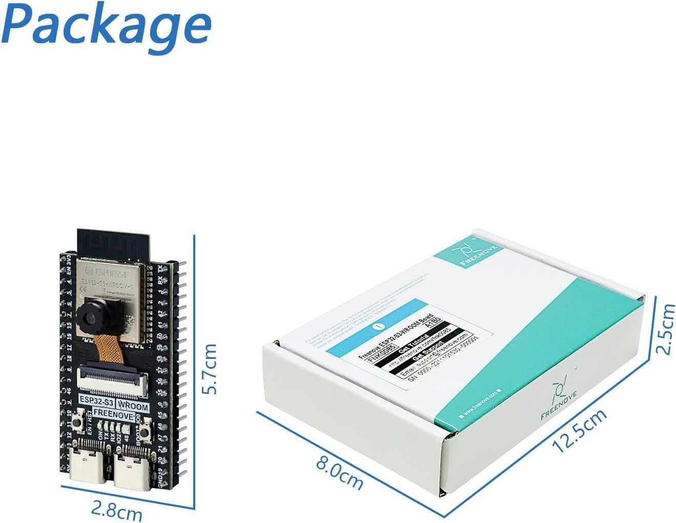 Freenove ESP32 Board Dual-core 32-bit 240 MHz Microcontroller [2512]