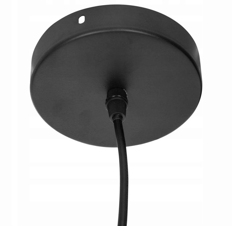 Nowoczesna wisząca lampa w stylu boho klosz pleciony 45cm