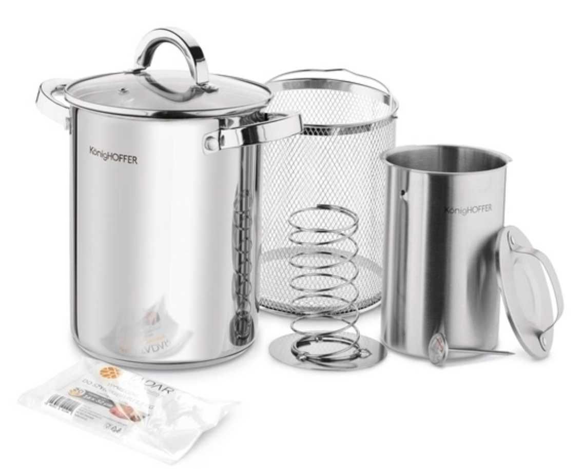 szynkowar z termometrem 1,5 kg garnek 4 l sitko i woreczki