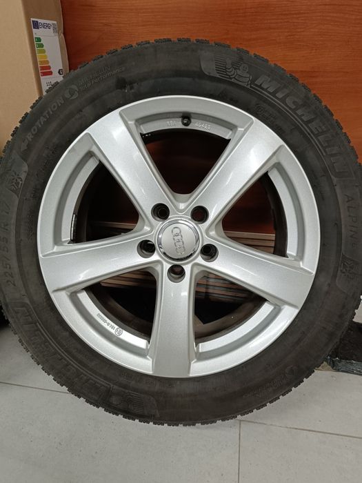 Alufelgi R17 5x112 z zimowymi oponami