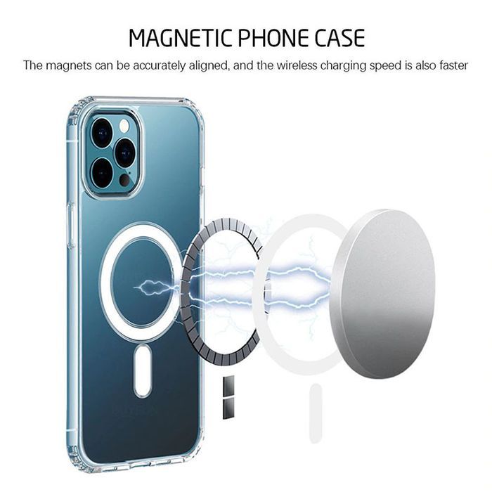 Tel Protect Magsilicone Case Do Iphone 14 Przezroczysty