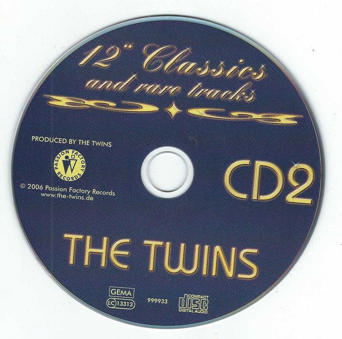 2 CD The Twins - 12" Classics And Rare Tracks (2006) (Passion Factory)
