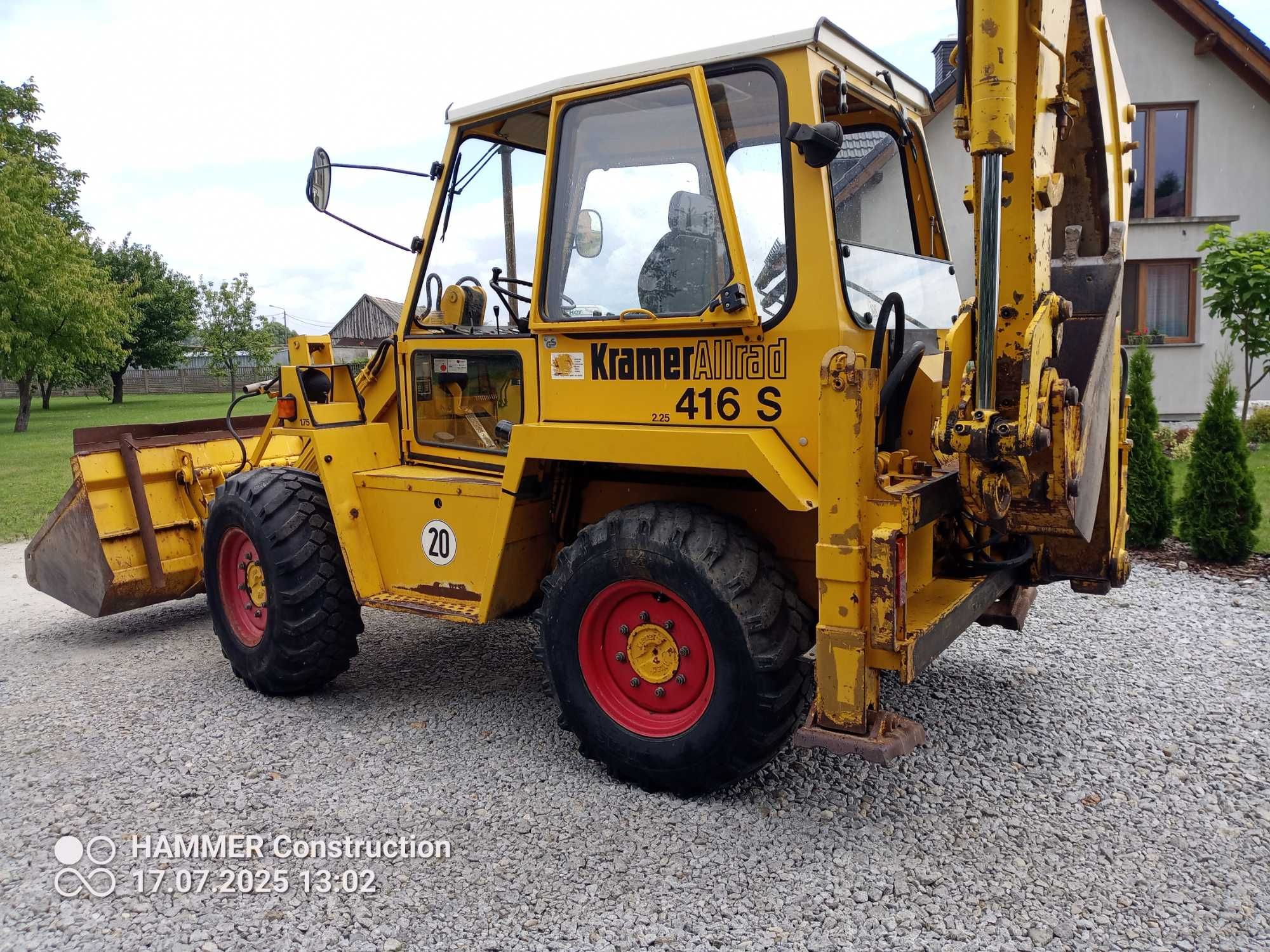 Koparko ładowarka kramer 416s jak JCB cat Volvo