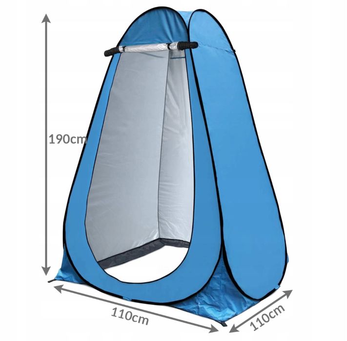 Namiot Plażowy Prysznic Turystyczny Toaleta Przebieralnia Przenośna WC