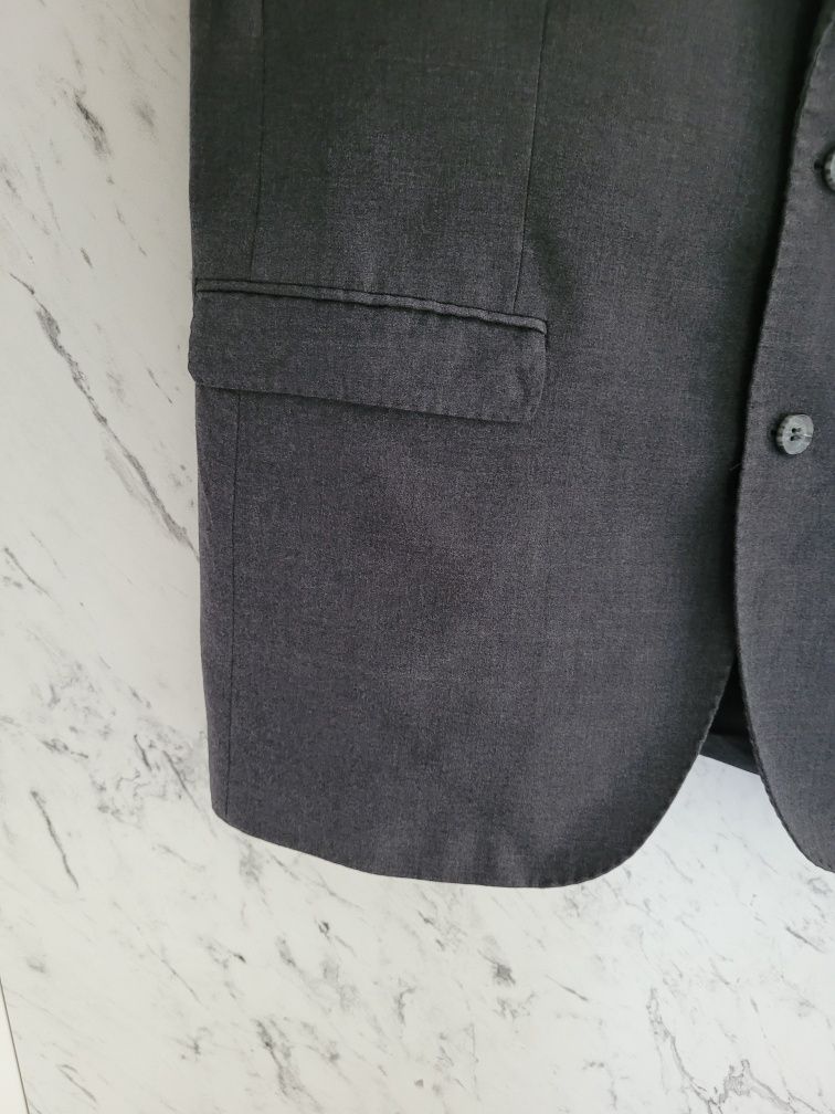 Wełniana marynarka premium basic 100% wełna Marlane