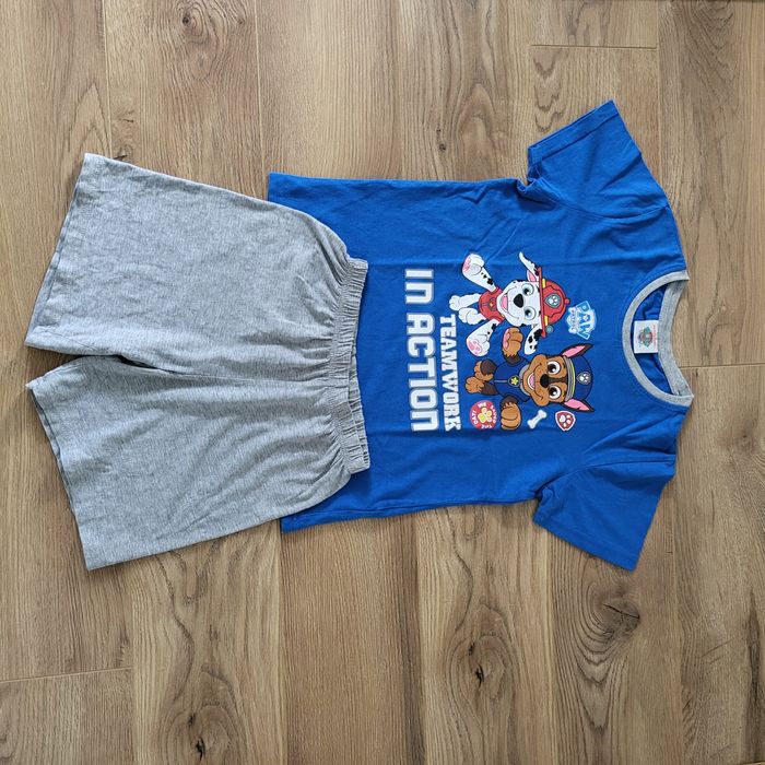 Piżama chłopięca z krótkim rękawem r.122/128 Psi Patrol