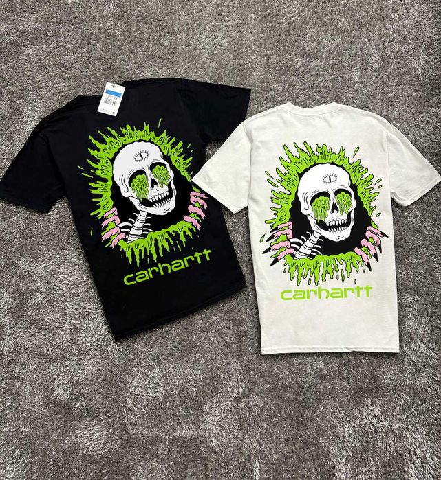 Новая футболка Carhartt — Fuck The Police — Біла — Кархарт — ХС-ХЛ