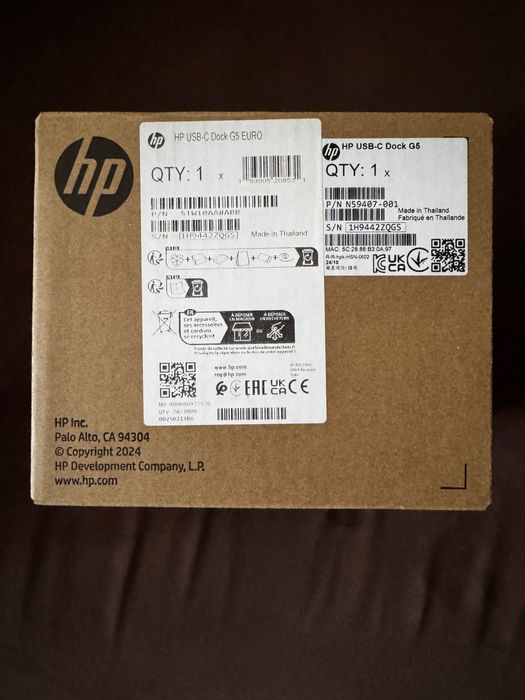 HP USB-C Dock G5 (5TW10AA) Stacja dokująca