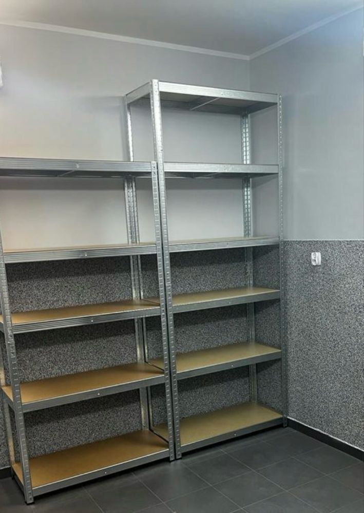 Regał magazynowy metalowy 222x90x40 cm 6 półek udźwig 900 kg