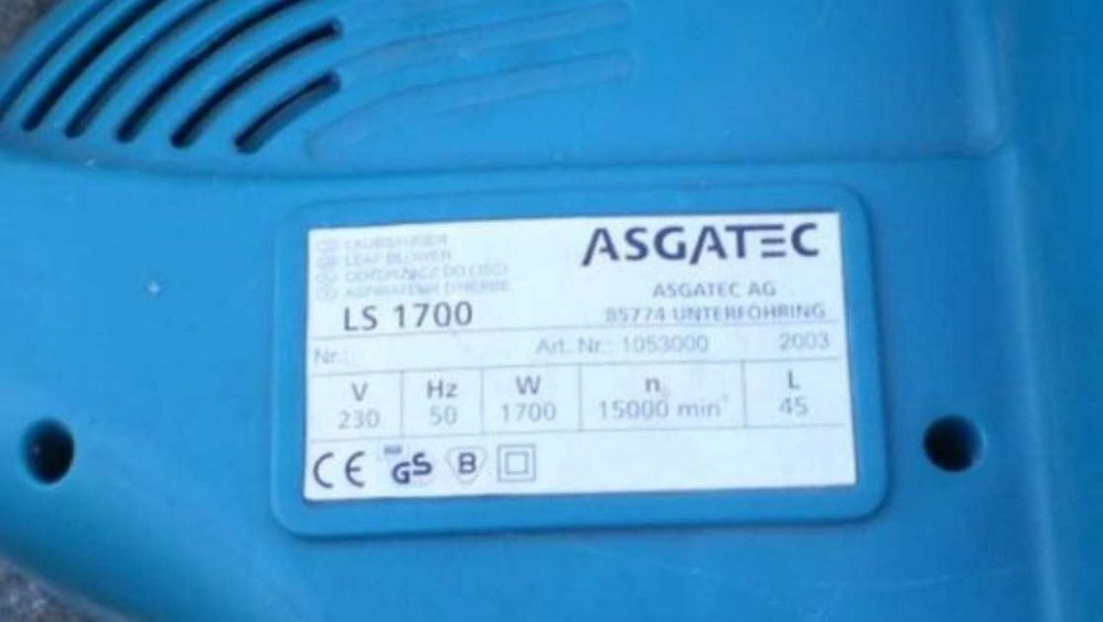 Odkurzacz dmuchawa do liści bez worka