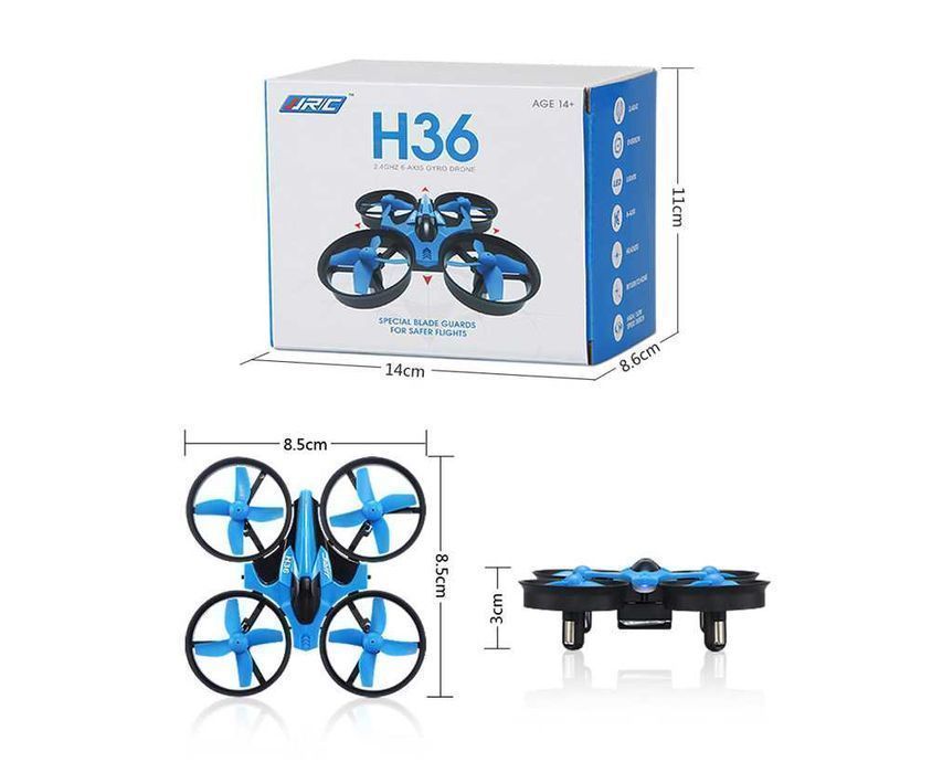 NOWY Miniaturowy DRON JJRC H36 Mini Axis Auto-Powrót Żyroskop Headless