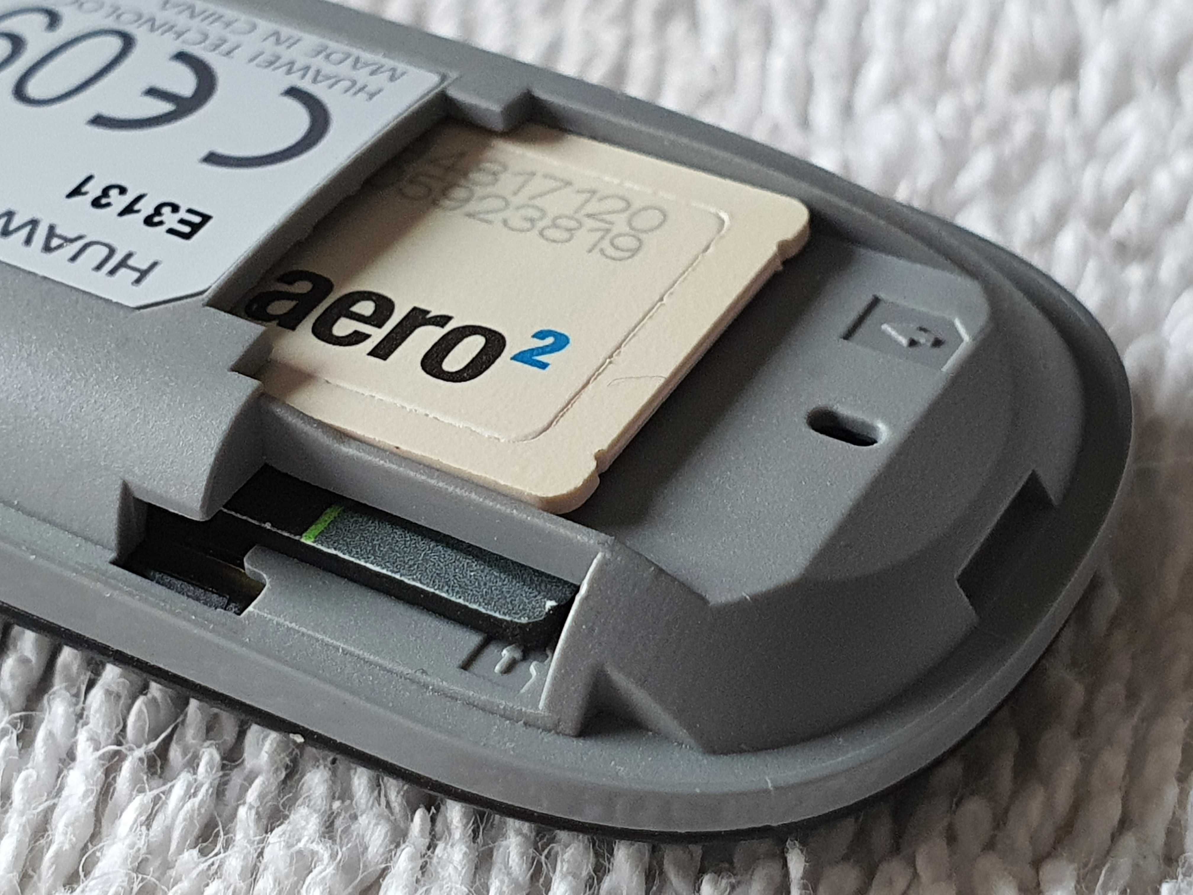 Modem USB HUAWEI z funkcją pamięci masowej modem od Aero2 na kartę SIM
