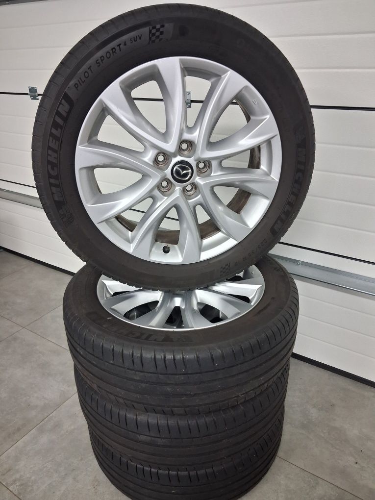 Komplet kół letnich 225/55 R19 5x114,3 Mazda CX-5 CX-3 Michelin
