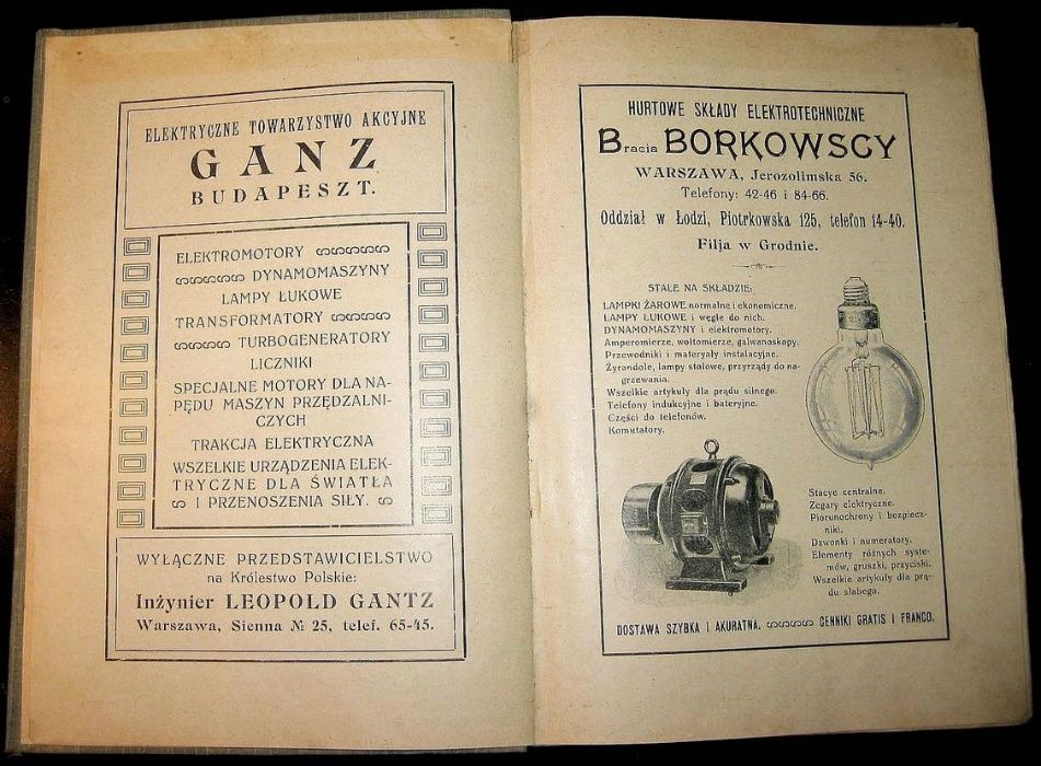 Królestwo Polskie 1912 !, Elektryczność w zastosow. do gosp. domowego