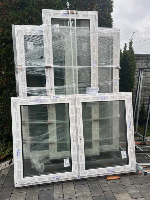 Sprzedam nowe okna  z 3 szybami,białe