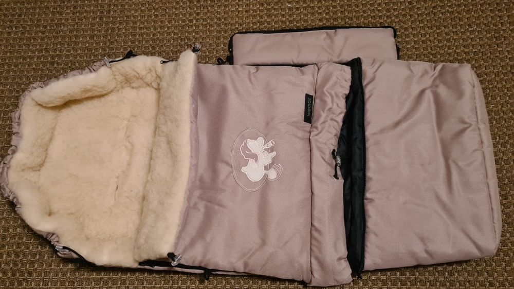 Конверт на овчине Womar (Польша) в коляску/санки