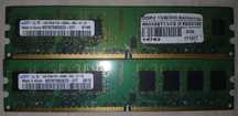 RAM Samsung DDR2 PC2-6400U zestaw 2x 1GB (2GB)