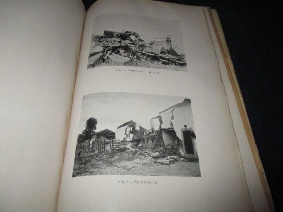 Livro Estudo dos Tremores de Terra em Portugal Ferreira Diniz 1910