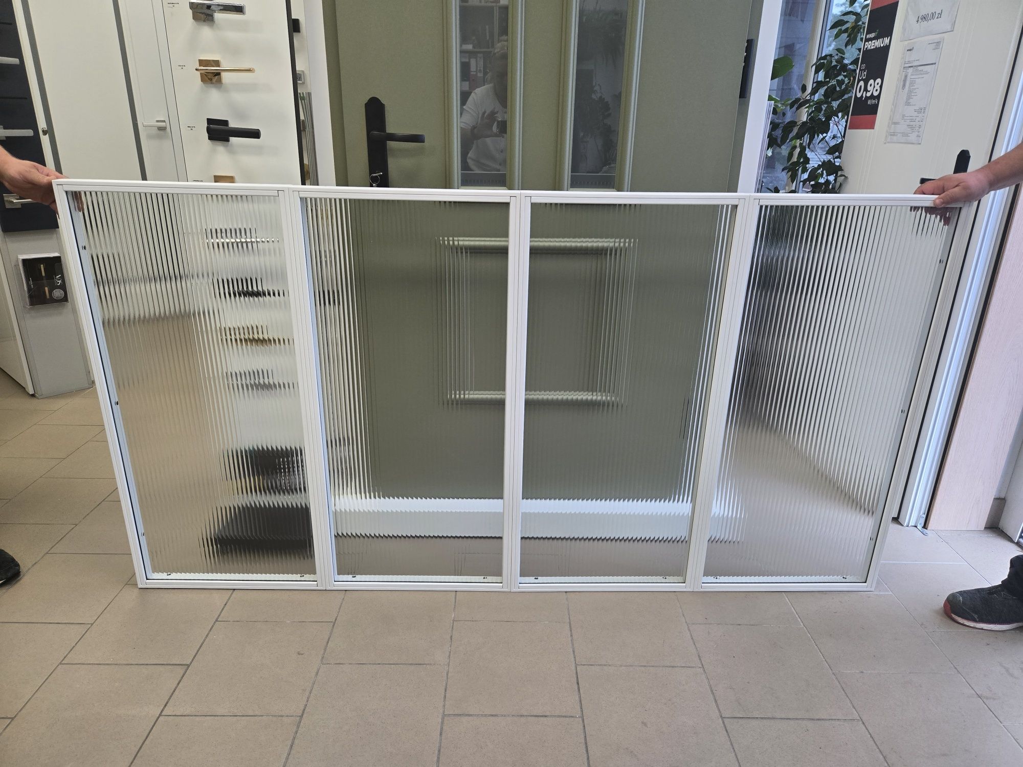 Konstrukcja stalowa LOFT, kolor biały