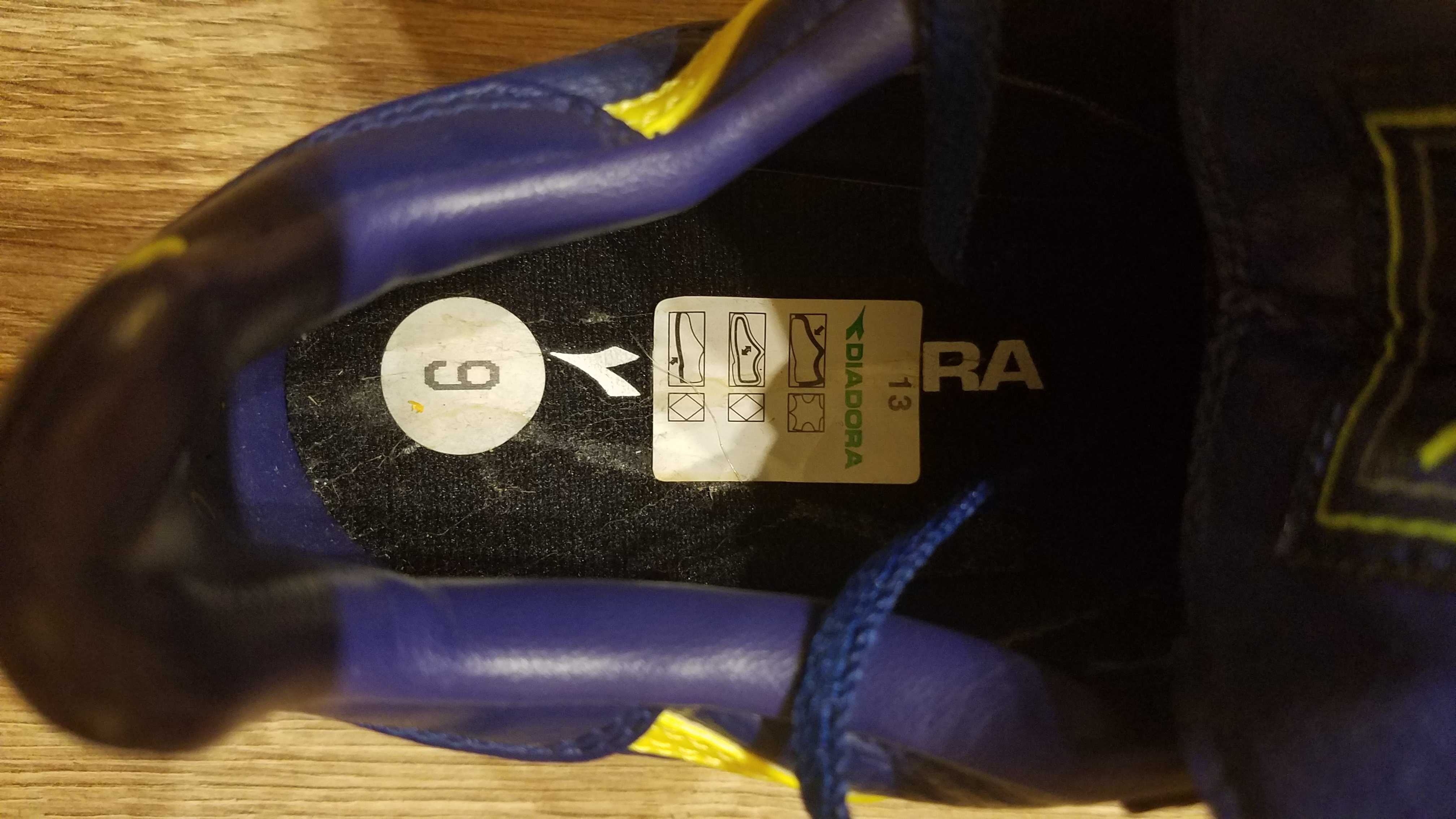 Buty Diadora Club PRO SG EUR43 27.5cm wkręty korki Skóra* na trawę UK9