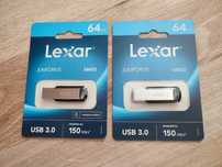 Dwie sztuki: Lexar JumpDrive M400 64GB. USB 3.0. Fabrycznie nowe.
