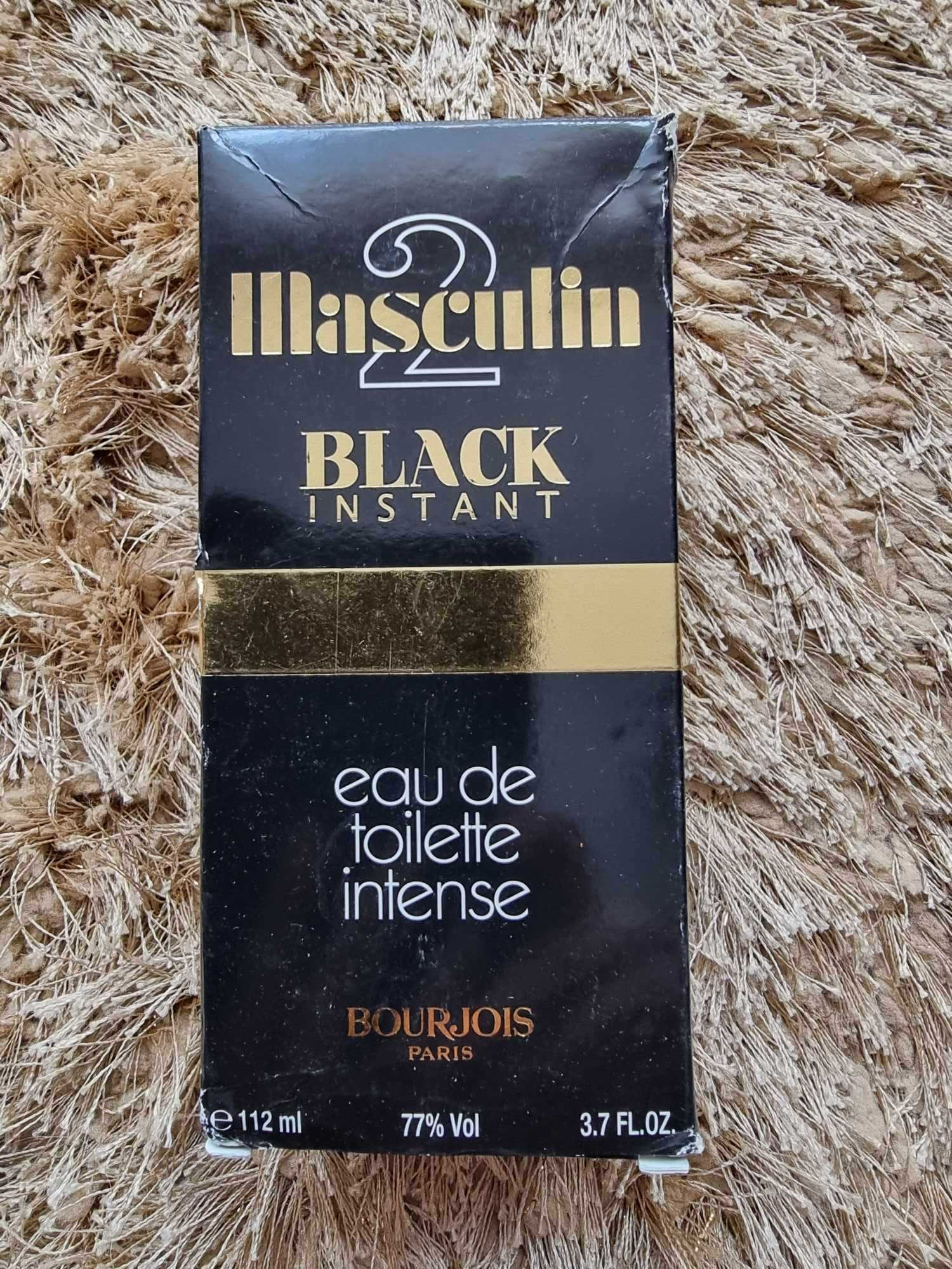 Masculin Bourjois 2 Black Instant  intense 112ml mega unikat