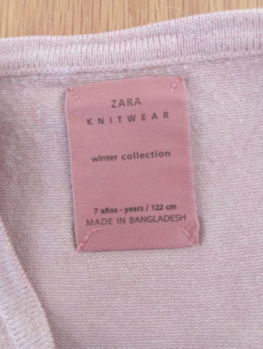 Sweterek Zara r. 122