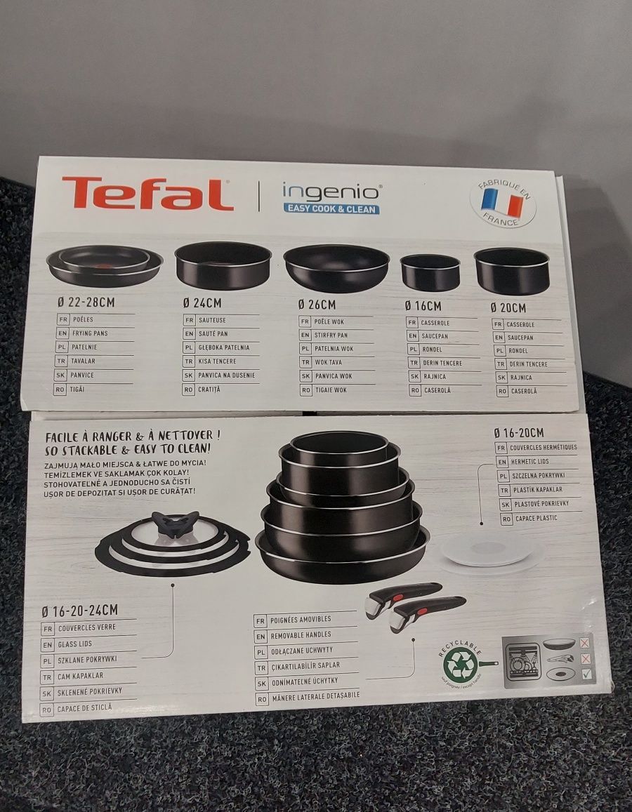 Новий набір посуду Tefal Ingenio (13 предметів)