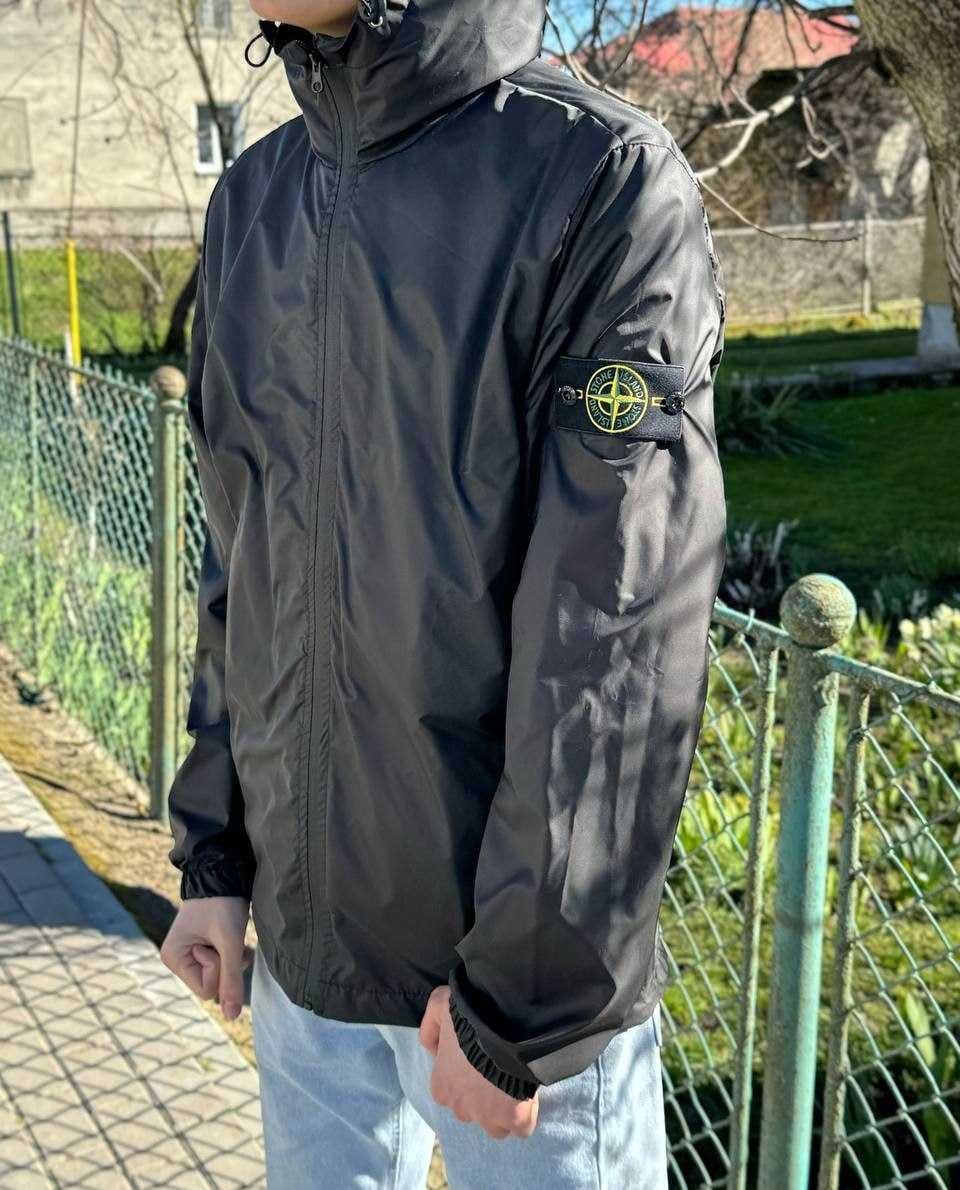 Стонік куртка чорна / Stone Island New Collection GoreTex ветровка