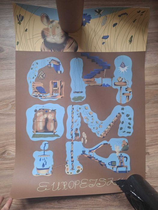 plakat chomik europejski