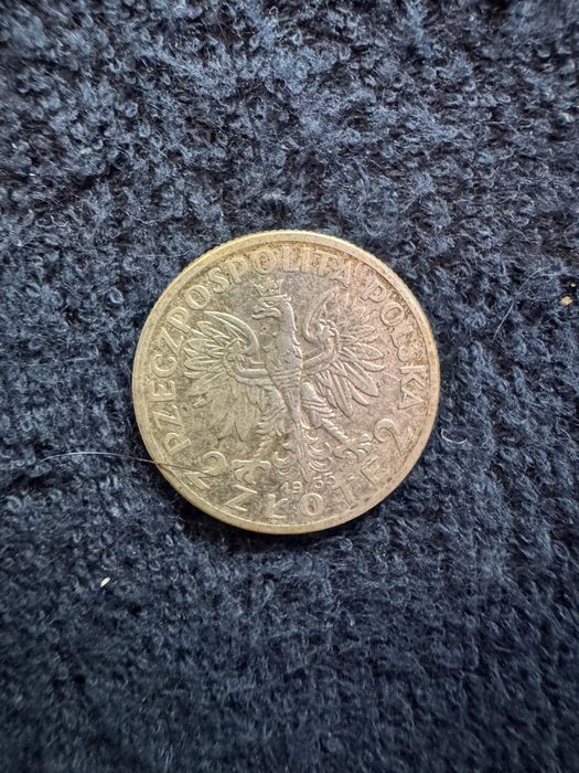 Monety 2 zł Głowa Kobiety