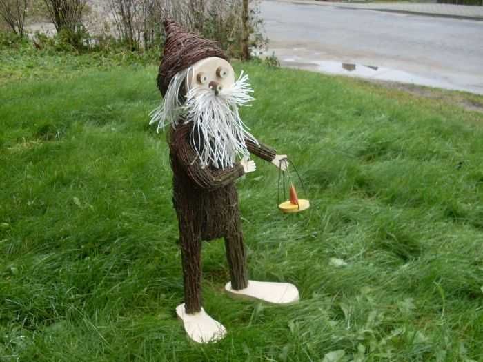 ozdoby ogrodowe z witek brzozowych