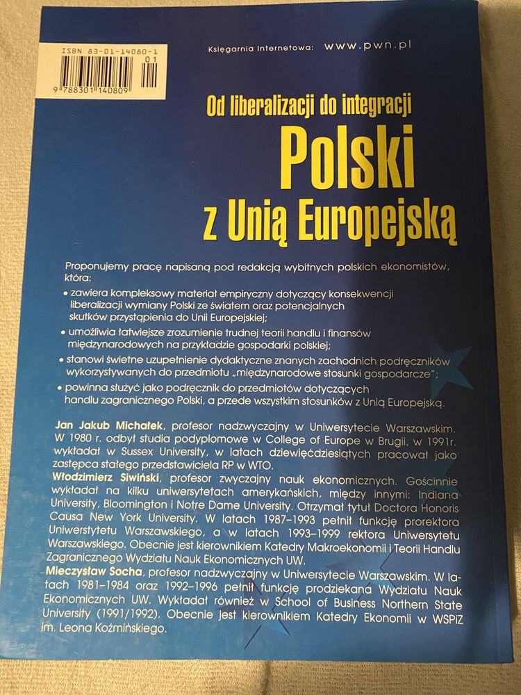 Od liberalizacji do integracji Polski z Unią Europejską