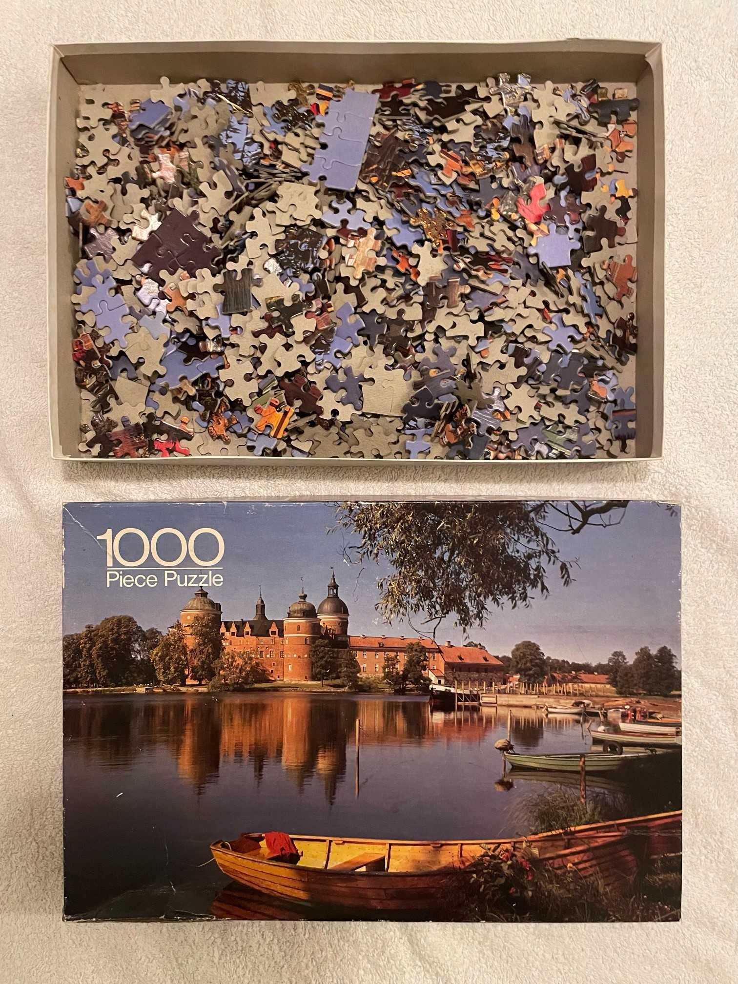 Puzzle vintage série Escandinávia – Arrow Puzzles, 1000 peças, 1984/85