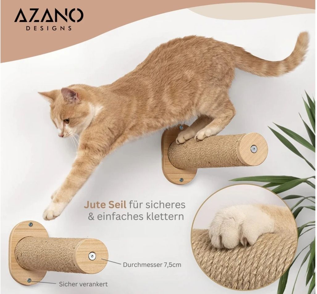 Гамак для кошек с лазалками (когтеточками) AZANO