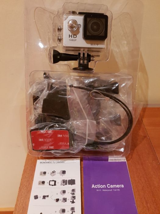Action Camera Full HD Waterproof 30M