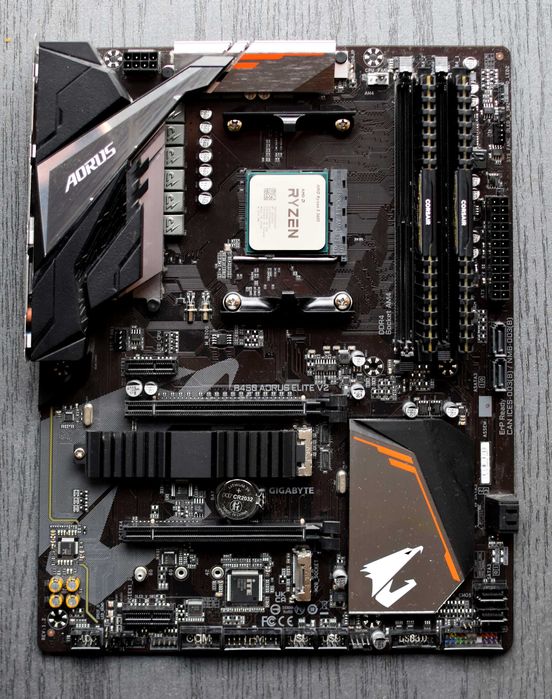 Zestaw / Gigabyte B450 Aorus Elite V2 + Ryzen 3600 + 16GB RAM
