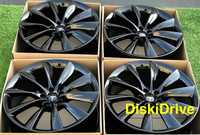 черные диски R21 5x120 Tesla Model S X Оригинальные
