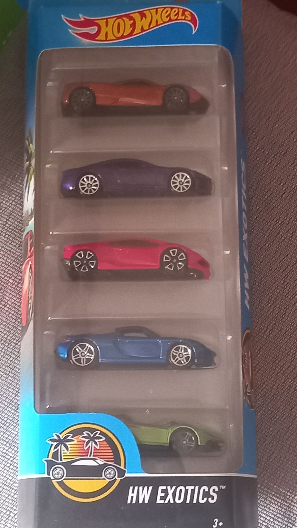 Pack's de 5 miniaturas  hot wheels