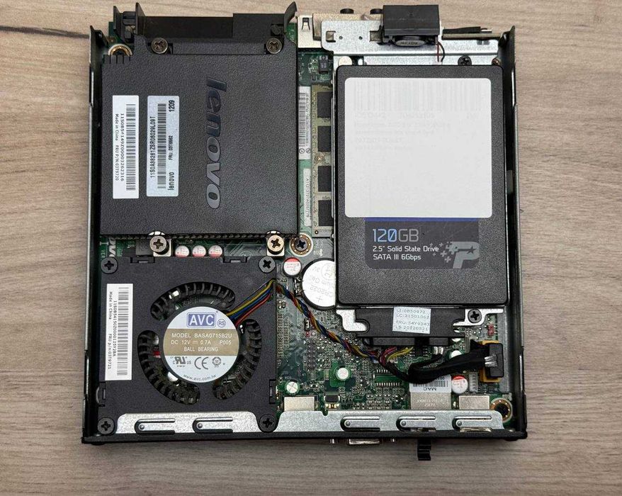 Мини-ПК Неттоп USFF Lenovo ThinkCentre M72e i3/8/120+БП КОЛИЧЕСТВО