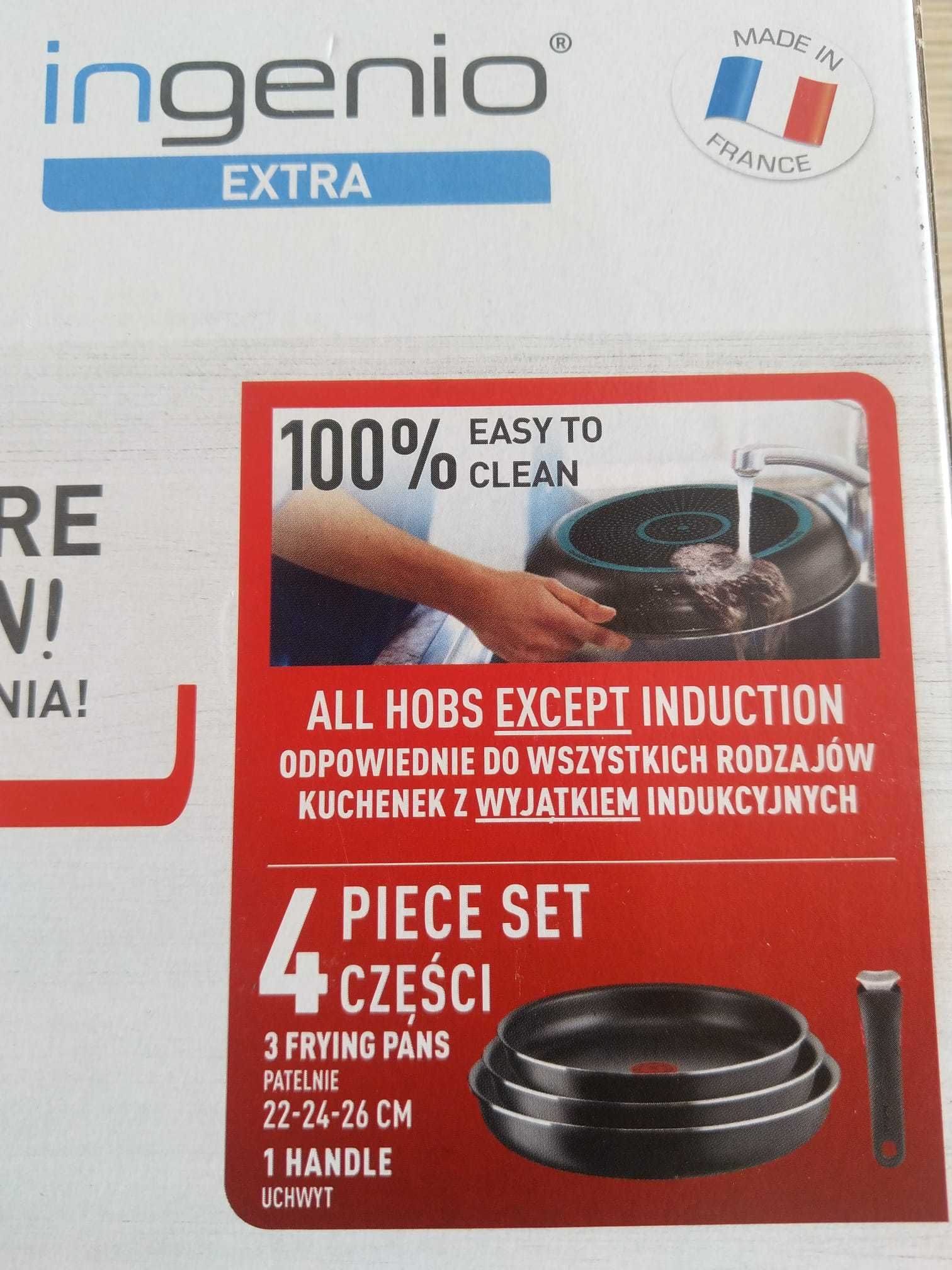 HIT Patelnia Tefal Ingenio Extra 3w1 patelnie rączka odpinana 4el