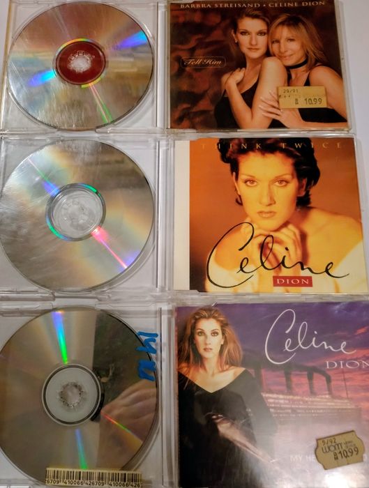 Celine Dion. Trzy CD single