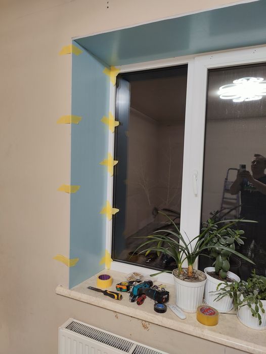 Теплые откосы.Сэндвич панели 10мм и 24мм