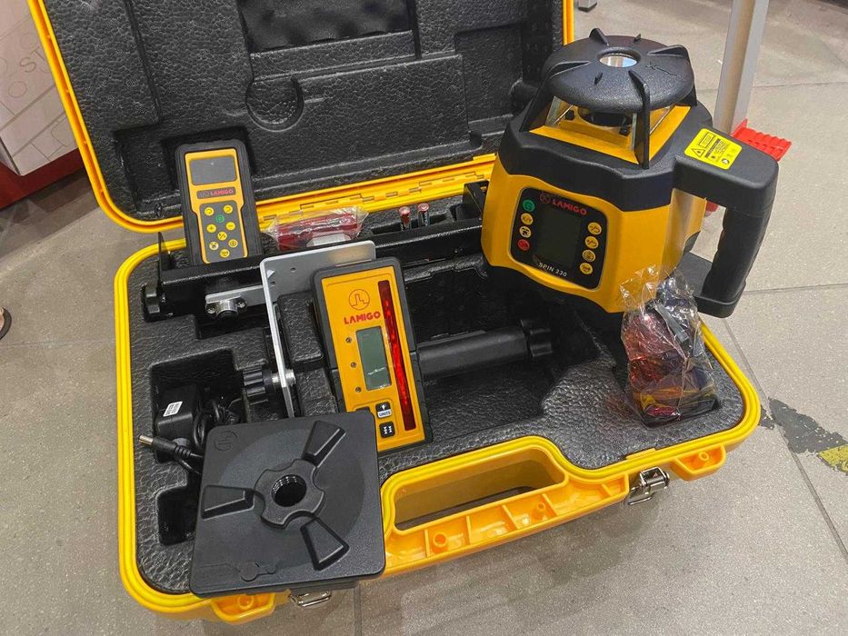 Niwelator CYFROWY LAMIGO SPIN 230 Laser Nivel Topcon PL Spadki PRO