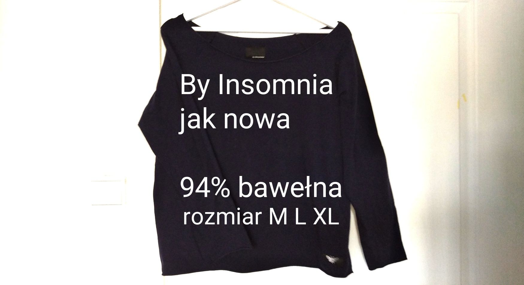 Bluzka bluza M L XL By Insomnia bawełna bawełniana 38 40 42